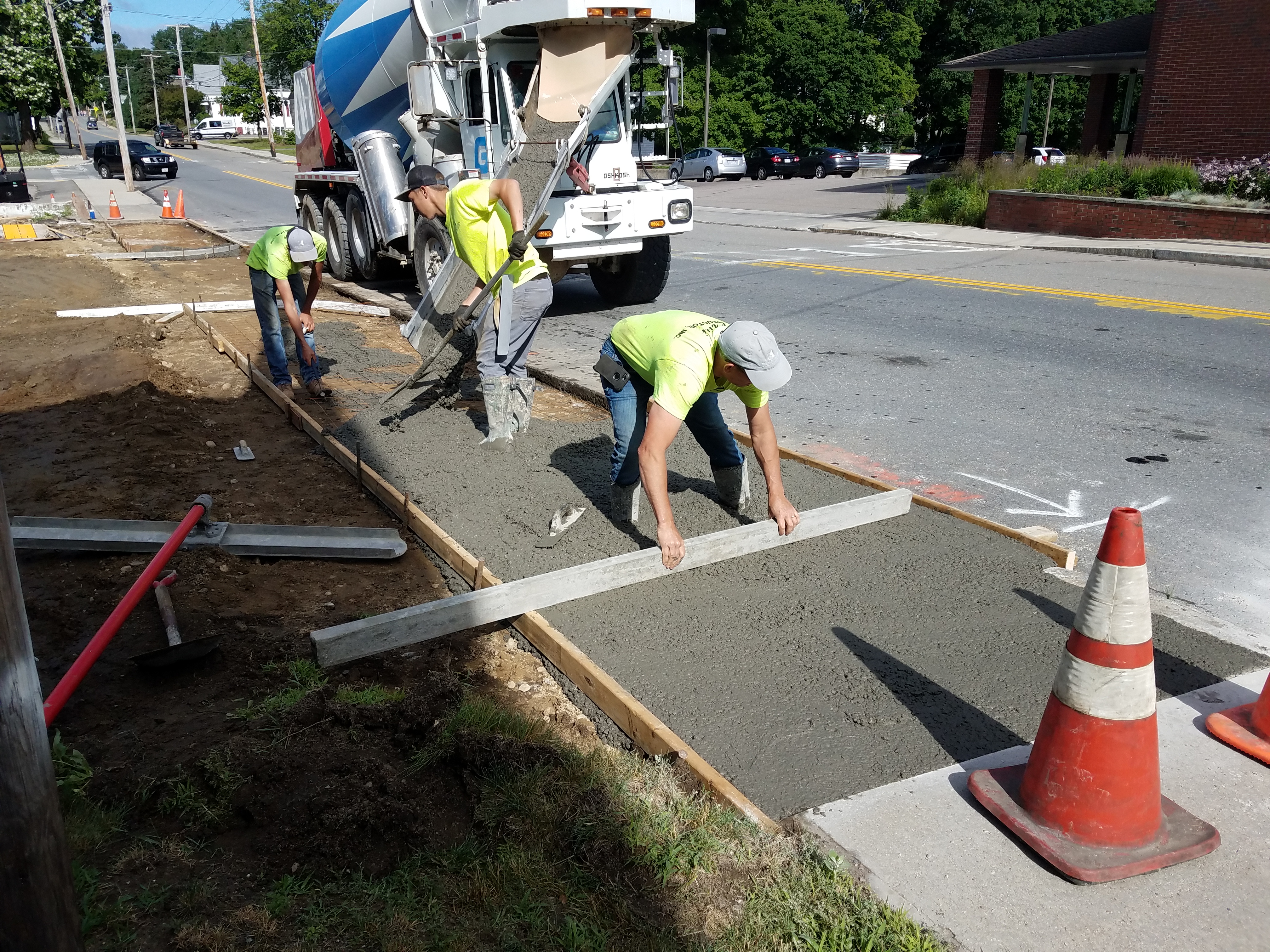 construction gfa sidewalk